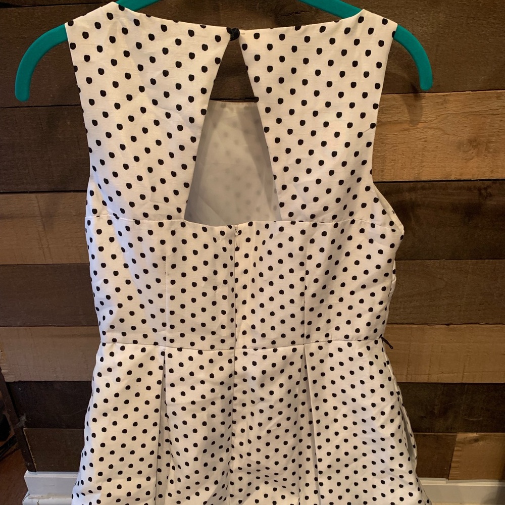 Black/white polka dot dress - Picture 4 of 4
